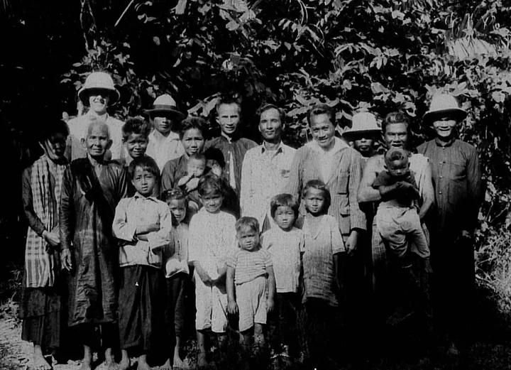 1930년대 깜뽕짬의 스쿤 지방에 기독교인들